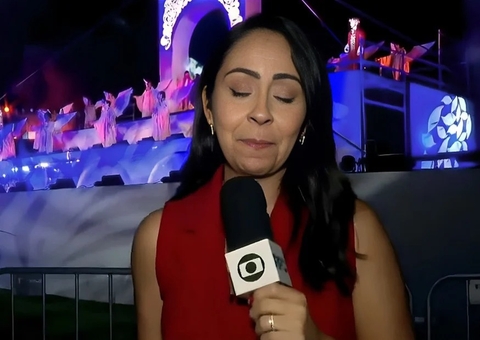Repórter da Globo se emociona ao anunciar gravidez ao vivo; vídeo