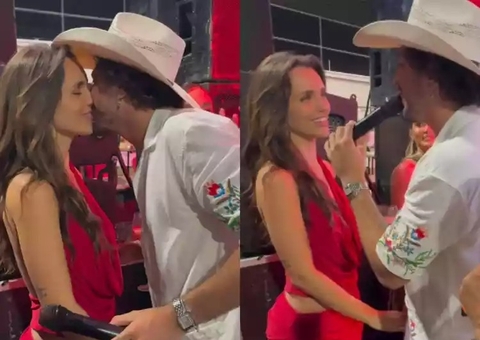 Nattanzinho se declara para Rafa Kalimann em show 