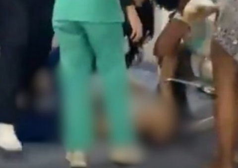 Idoso é filmado sendo reanimado após mal súbito em cadeira de UPA