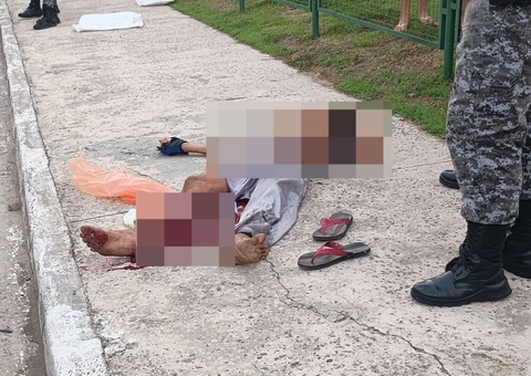 Pedestre é atropelado por moto e sofre fratura exposta em Manaus