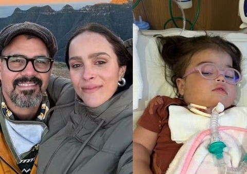 Internada, filha de Juliano Cazarré tem batimentos cardíacos irregulares