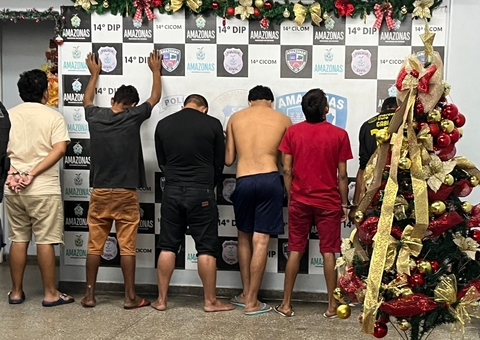 Integrantes de facção são presos com armas e drogas na comunidade Santa Inês