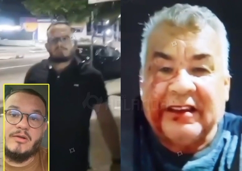 Pastor é flagrado quebrando nariz de idoso durante briga por vaga em Manaus