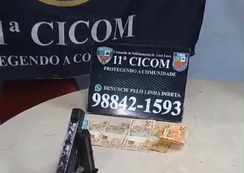 Embriagado e com arma de fogo, homem é preso intimidando vizinhos em Manaus