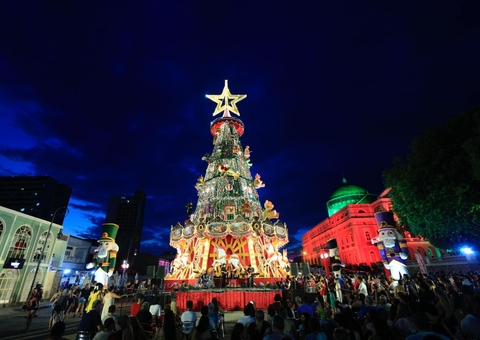 Espetáculo marcará fim da programação natalina nesta segunda-feira no Largo