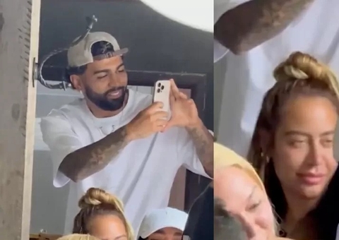 Gabigol e Rafaella Santos são flagrados após assumirem namoro; vídeo