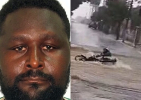 Motociclista desaparece após ser arrastado por enxurrada; Vídeo 