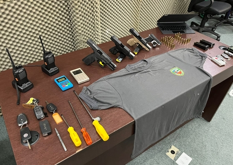 Quadrilha furtava armas de carros de atiradores e agentes de segurança em Manaus