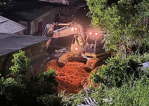 Vítimas de deslizamento na Redenção ficaram soterradas a quatro metros de profundidade