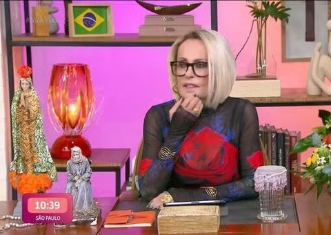 Ana Maria Braga desmente fim do Mais Você e esculacha colunista Lucas Pasin