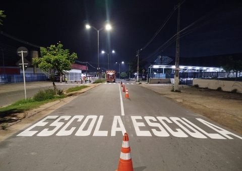 Manaus reforça sinalização viária em áreas de escolas para volta às aulas