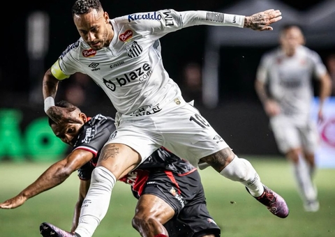 Santos sofre empate com Botafogo-SP em dia de retorno de Neymar