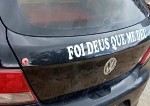“Foi Deus que me deu”: homem é preso em flagrante com carro furtado 