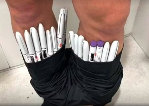 Passageiro é flagrado em aeroporto com canetas de Mounjaro na cueca