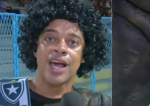 Fantasiado de Manequinho, cantor faz 'xixi' ao vivo e choca público da Band