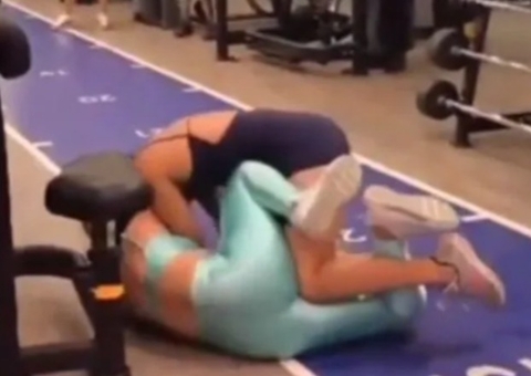 Casais trocam socos em briga dentro de academia; vídeo