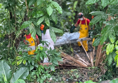 Corpo é encontrado com mãos e pés amarrados em matagal no Lago Azul
