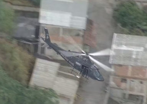 Copiloto da Polícia Civil é baleado na cabeça dentro de helicóptero