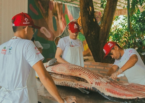 Tecnologia social impulsiona manejo sustentável do pirarucu na RDS Mamirauá