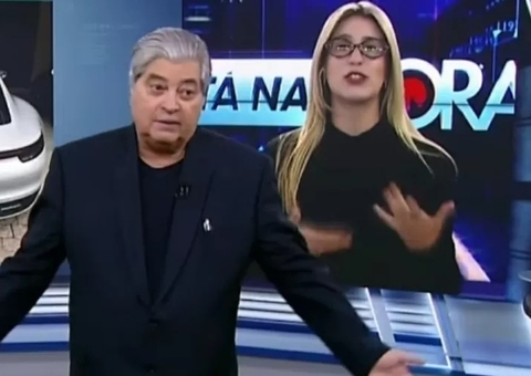 Datena dá bronca em repórter após ser corrigido ao vivo