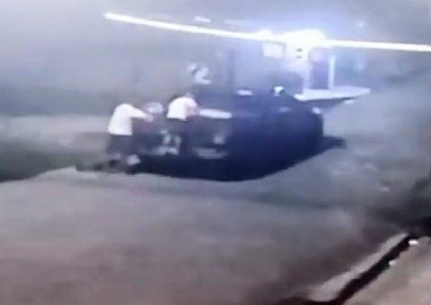 Câmera flagra homem abandonando cachorros em rua no Nova Cidade