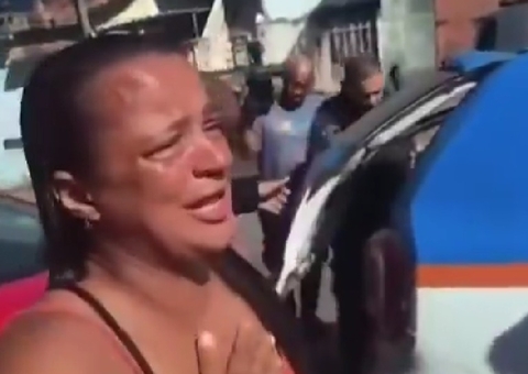 "Foi esse o presente que você me deu?”, lamenta mãe ao ver filho ser preso no Rio