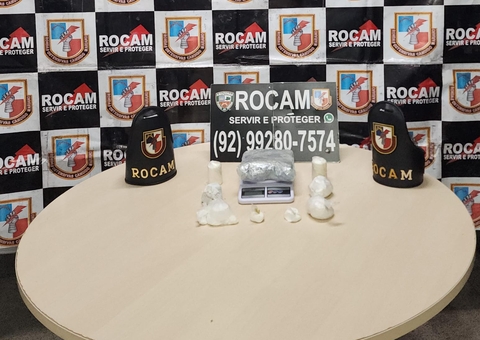 Polícia apreende 1,5 kg de drogas em prédio abandonado no Centro de Manaus