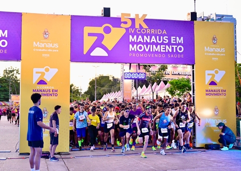 Mais de 7 mil pessoas participam da corrida ‘Manaus em Movimento’ na Ponta Negra