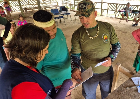 Defensoria prepara mutirão de registro civil em aldeia no Vale no Amazonas