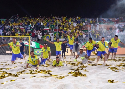 Brasil é heptacampeão da Copa do Mundo de Futebol de Areia