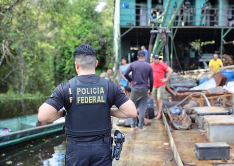 Forças Armadas prendem suspeitos de garimpo ilegal e apreendem dragas no Amazonas