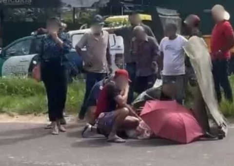 Crianças são atropeladas ao atravessarem faixa de pedestres no Colônia Terra Nova