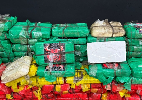 AO VIVO: Quarteto é preso com 158 quilos de cocaína avaliados em R$ 12 milhões no Amazonas