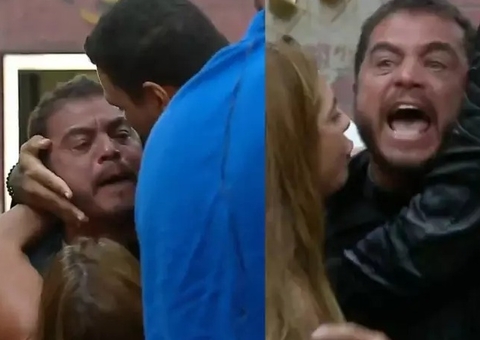 Power Couple: Dhomini surta, parte pra cima de Carol e é contido por colegas