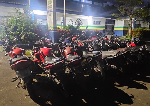 AO VIVO: Polícia recupera 21 motocicletas em Manacapuru