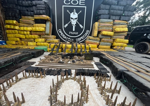 Narcotráfico no Amazonas sofre prejuízo histórico com apreensão de 6,5 toneladas de drogas