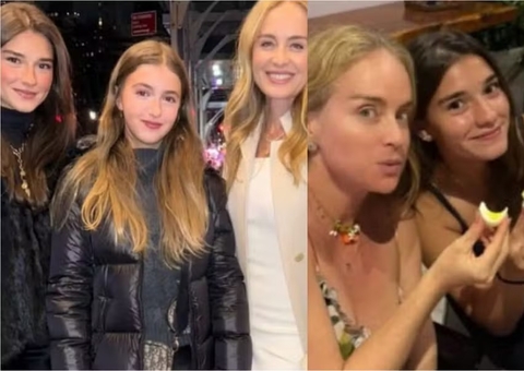 Angélica se derrete por namorada do filho em aniversário após polêmica