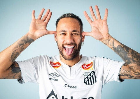 Neymar renova com o Santos até 2026