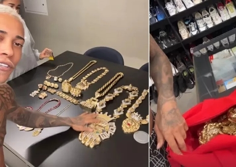 MC Poze recupera joias avaliadas em R$ 3 milhões apreendidas pela polícia