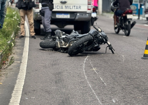 Ao vivo: Homem morre em acidente na Av. André Araújo