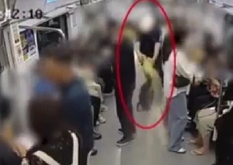 Movido por ciúmes, homem ateia fogo em vagão lotado na Coreia do Sul