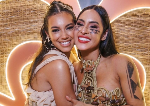 Isabelle Nogueira e Alane Dias se reencontram no Festival de Parintins; vídeo