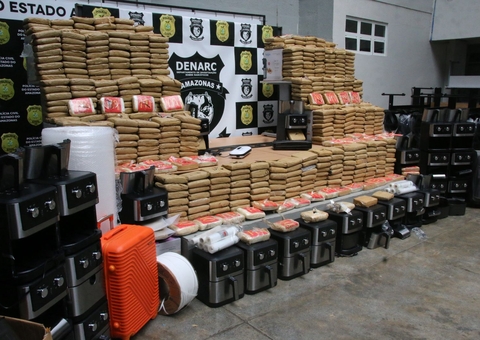 Polícia desarticula esquema de envio de drogas em air fryers no Amazonas