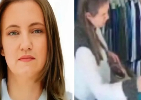 Vereadora do PSDB é flagrada furtando loja de roupa em MT; Vídeo