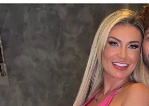 Andressa Urach grava conteúdo adulto com ex-ator de Malhação