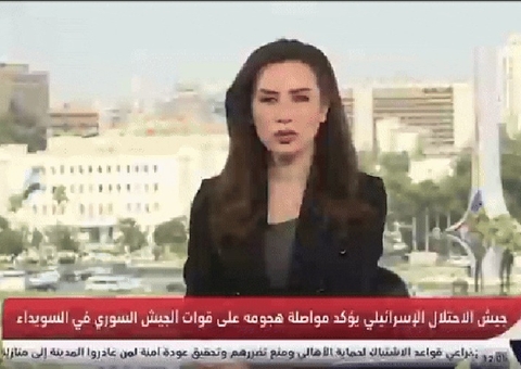 Apresentadora abandona estúdio às pressas durante bombardeio na Síria; vídeo