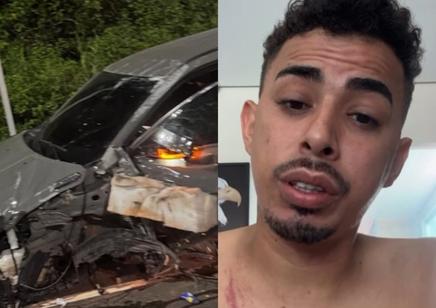 Vídeo: Influencer Wil Robson nega embriaguez e explica acidente de carro