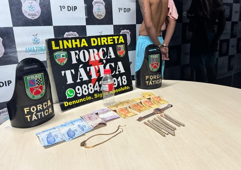 Homem é preso e adolescente apreendido por participação em foguetório em Manaus