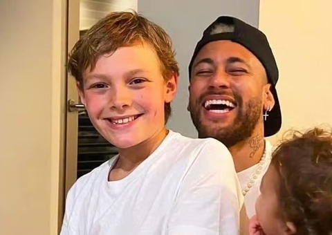 Neymar mostra mensagem que recebeu de Davi Lucca após derrota do Santos