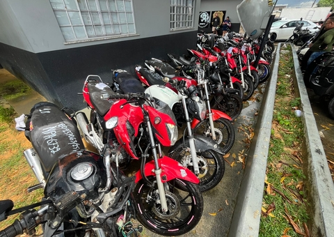 Operação recupera 33 motos roubadas em Manaus; entrega acontece hoje